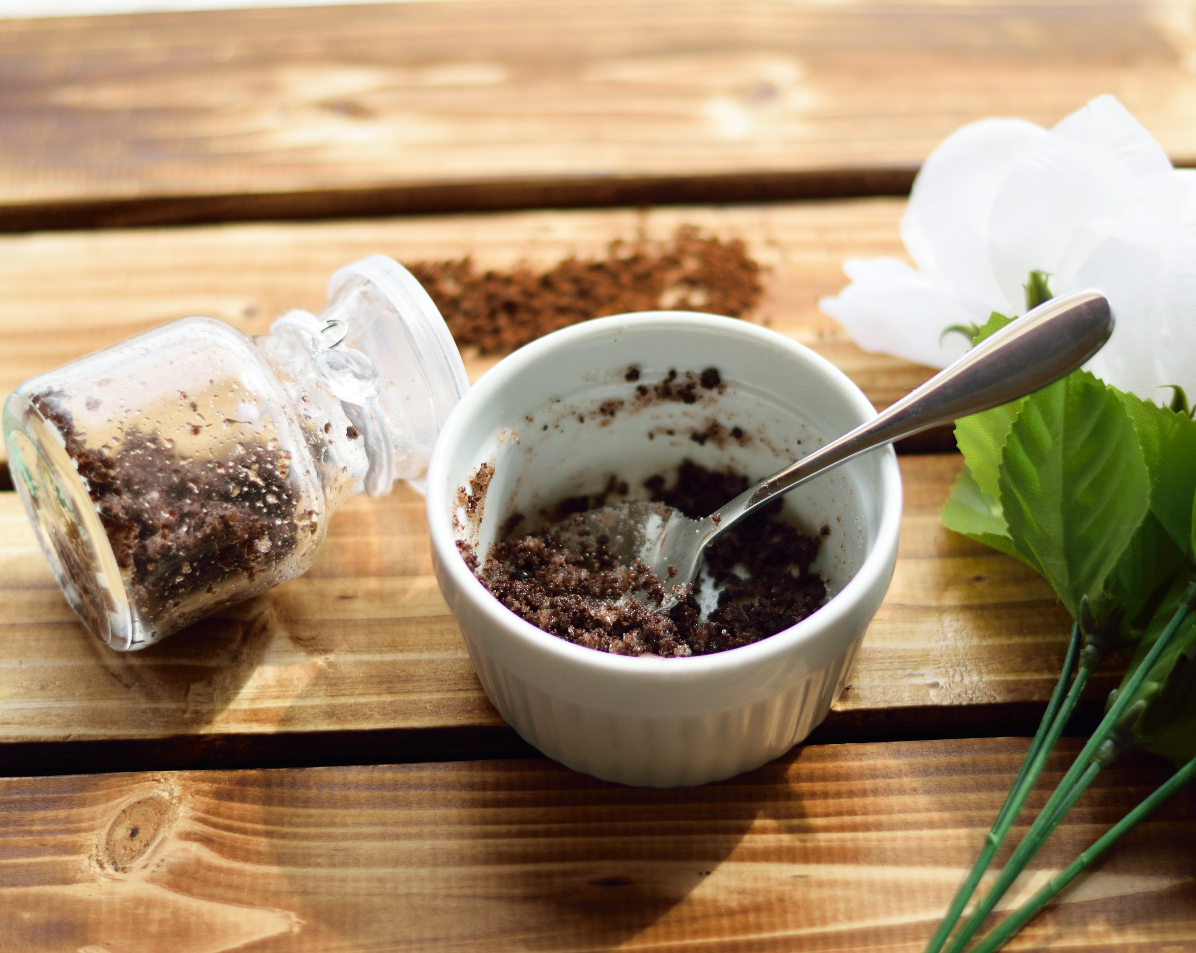 DIY Coffee Coconut Body Scrub