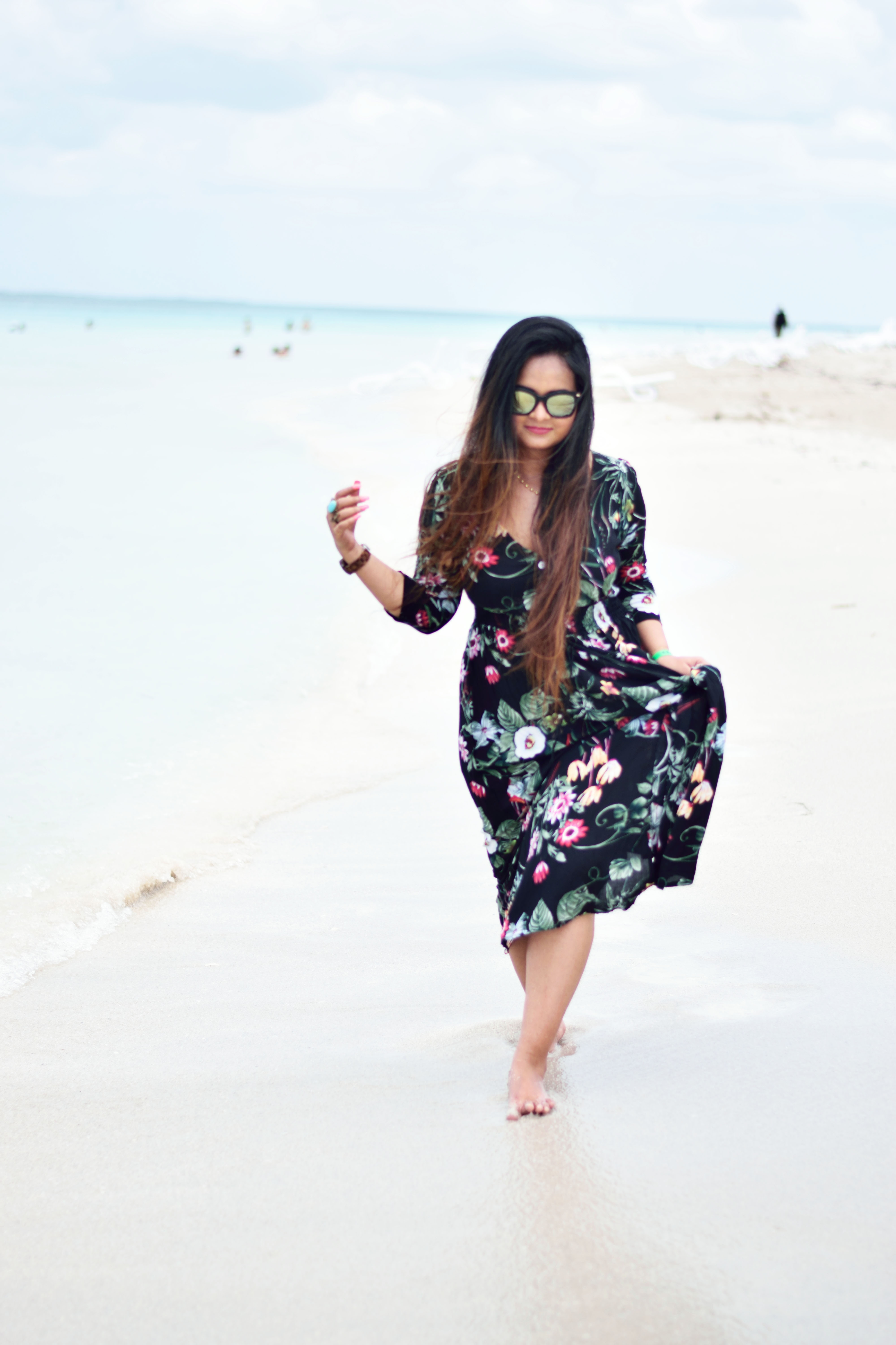 Black Floral Boho Dress from JustFashionNow - The Perfect Boho Look