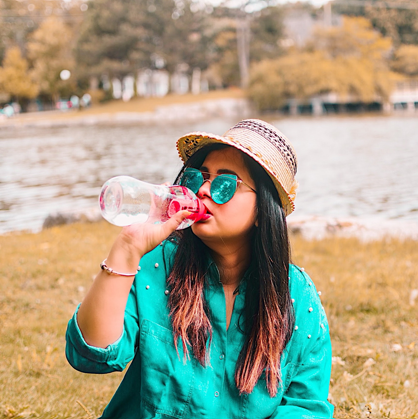 Filtered water on the go with Dafi Filtering Bottle