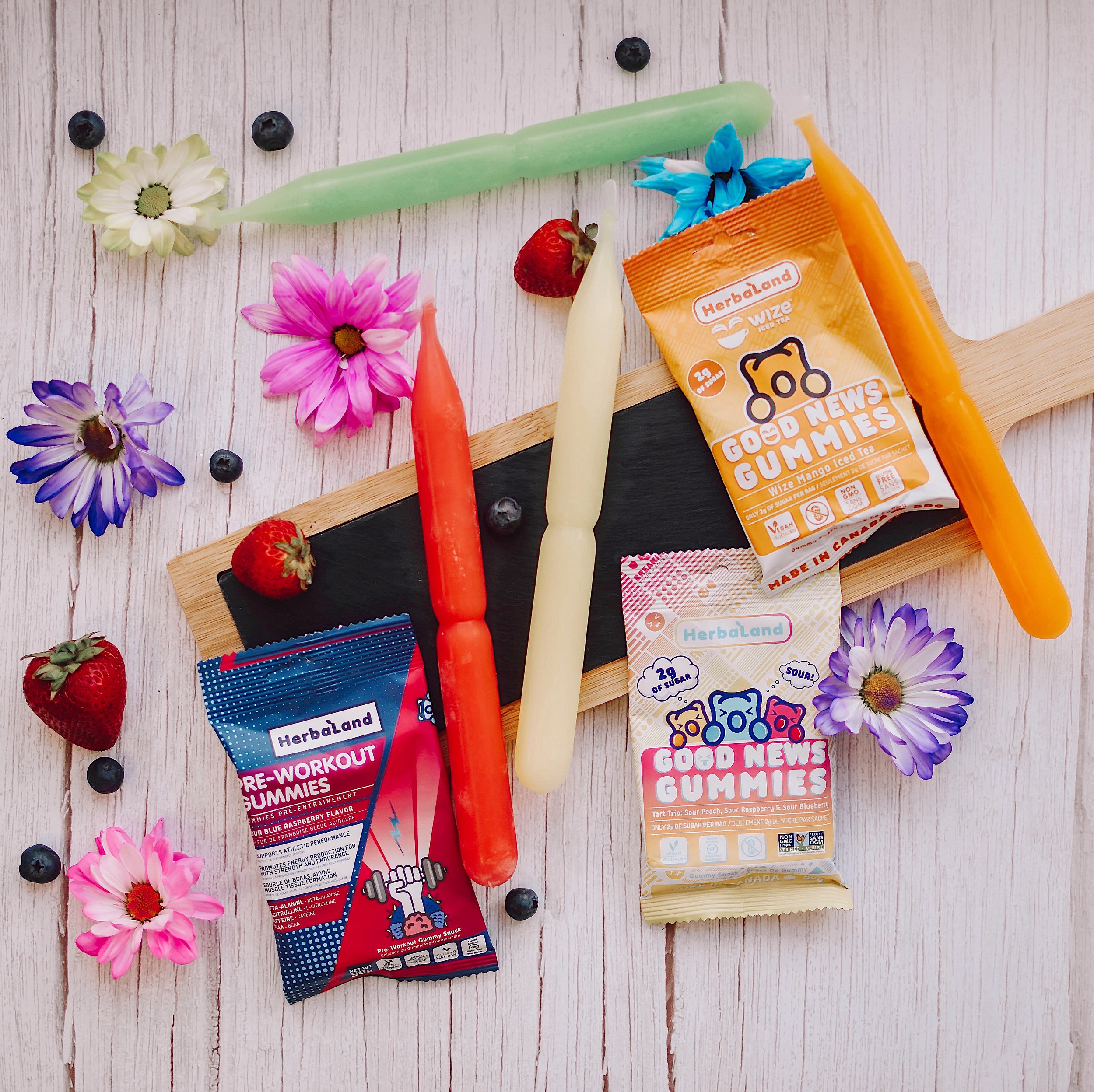 Live life colorfully with Herbaland Gummies