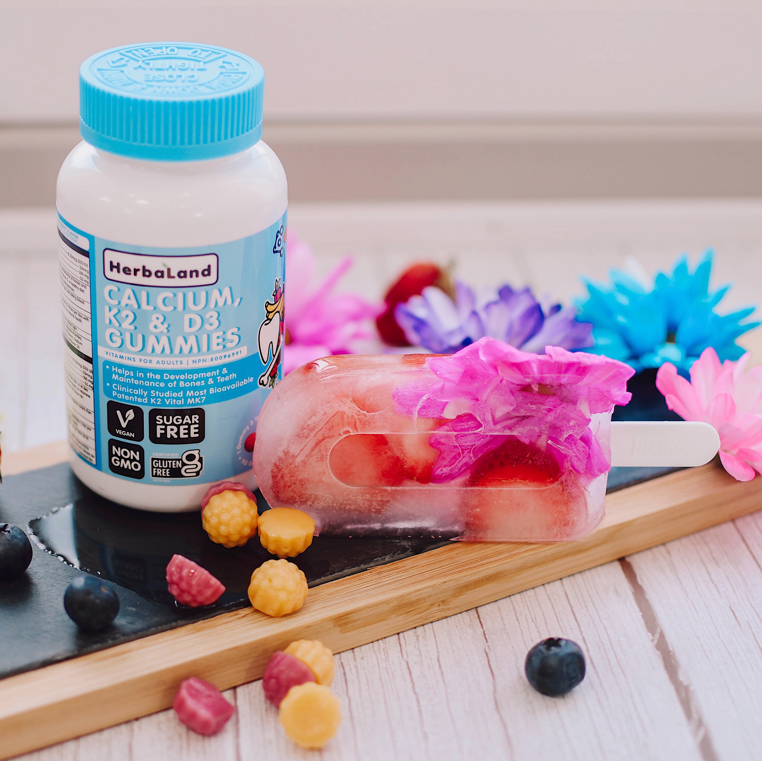 Live life colorfully with Herbaland Gummies