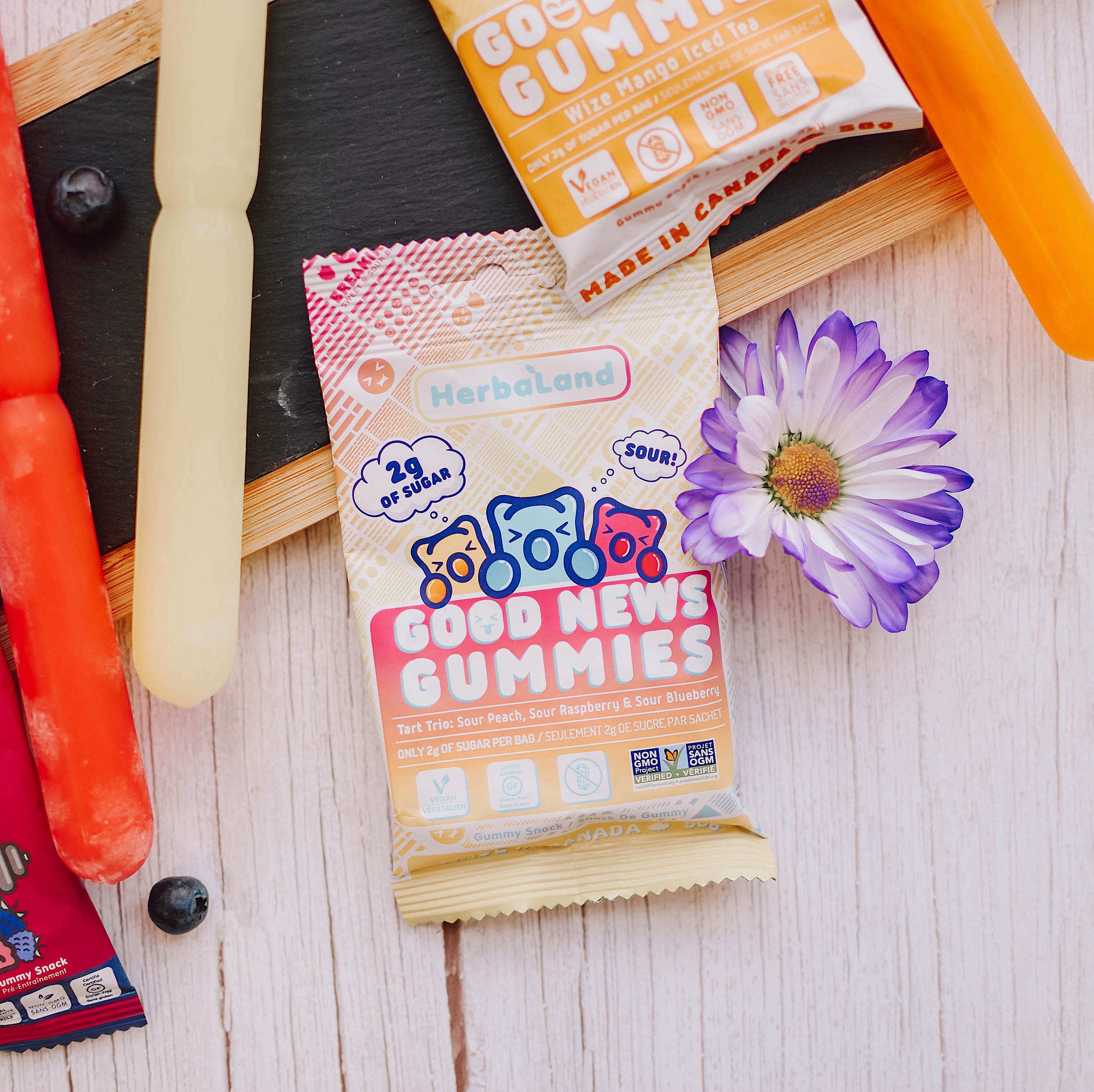 Live life colorfully with Herbaland Gummies