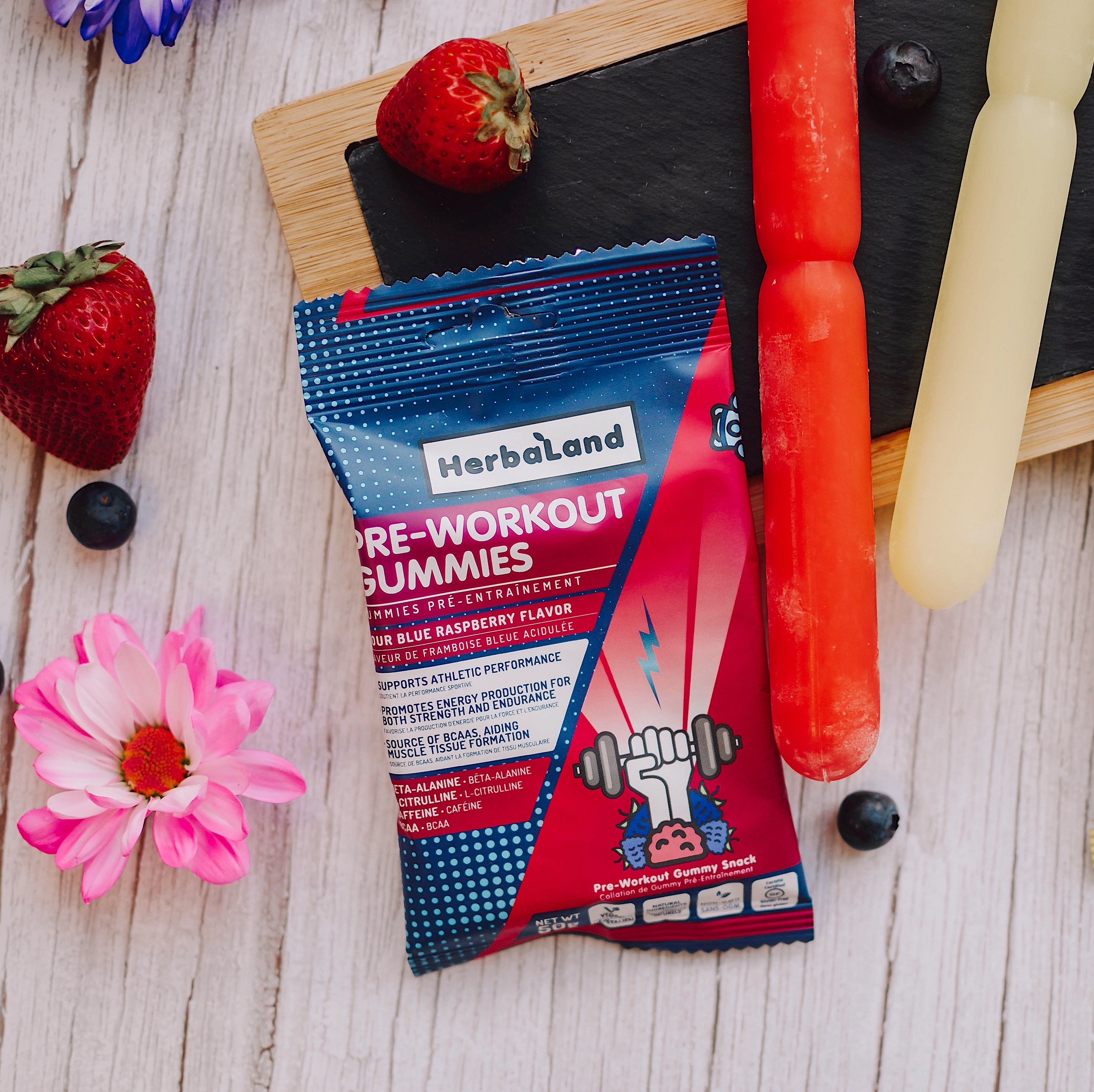 Live life colorfully with Herbaland Gummies